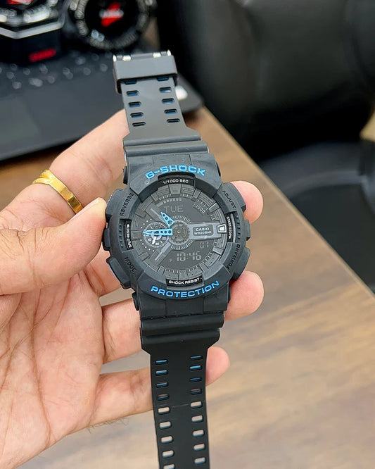 G-Shock GA-110 Full Black Blue