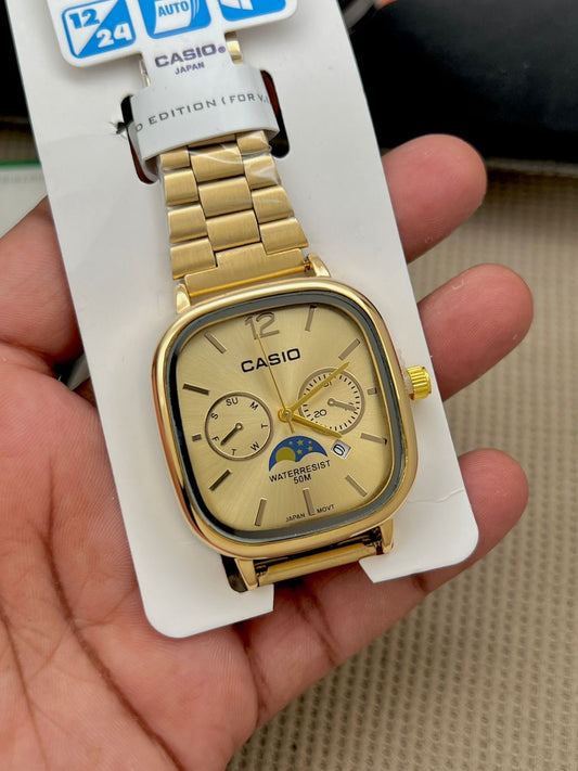 CASIO VINTAGE MOON PHASE(GOLD)